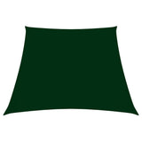 Vidaxl Zonnezeil Trapez 3 5x4 M Oxford Stoff dunkelgrün