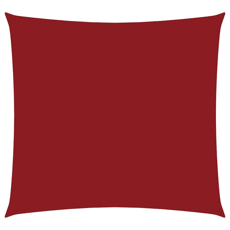 Vidaxl zonnescherm vierkant 2,5x2,5 m oxford stof rood