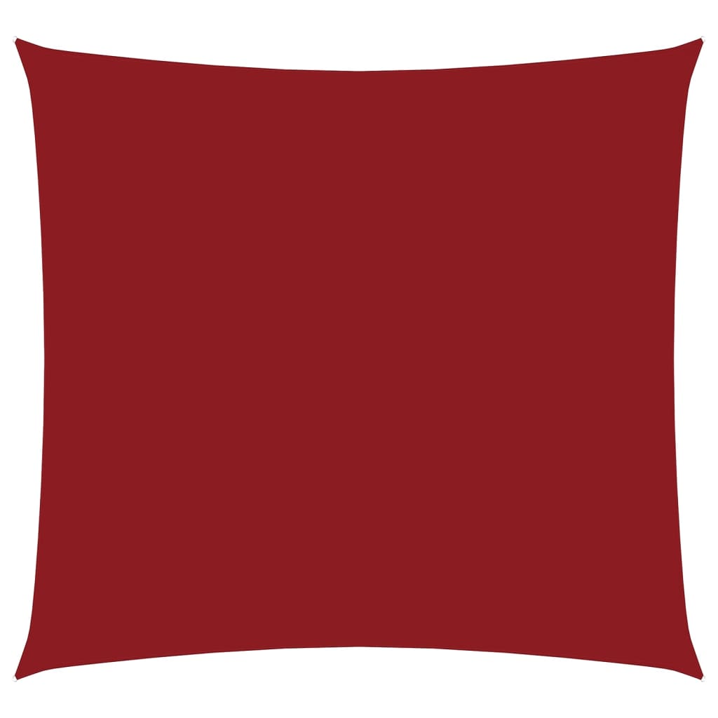 Vidaxl zonnescherm vierkant 4,5x4,5 m oxford stof rood