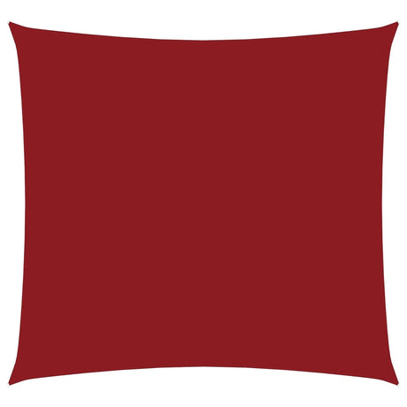 Vidaxl zonnescherm vierkant 4,5x4,5 m oxford stof rood