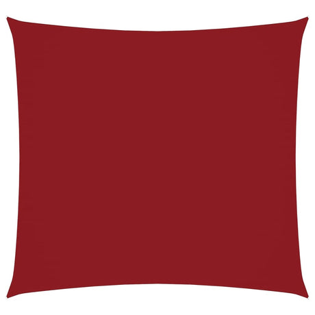 Vidaxl zonnescherm vierkant 6x6 m oxford stof rood