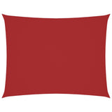 Vidaxl schaduwdoek rechthoekig 2x3,5 m oxford stof rood