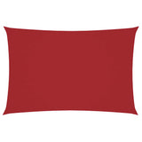 Vidaxl zonnescherm rechthoekig 2x4 m oxford stof rood