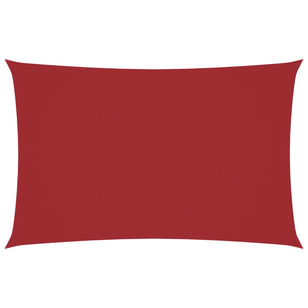 Vidaxl zonnescherm rechthoekig 2x4,5 m oxford stof rood