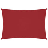 Vidaxl zonnescherm rechthoekig 2,5x4,5 m oxford stof rood