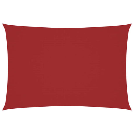Vidaxl zonnescherm rechthoekig 3x5 m oxford stof rood