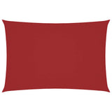 Vidaxl zonnescherm rechthoekig 3x6 m oxford stof rood