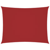 Vidaxl zonnescherm rechthoekig 3,5x5 m oxford stof rood