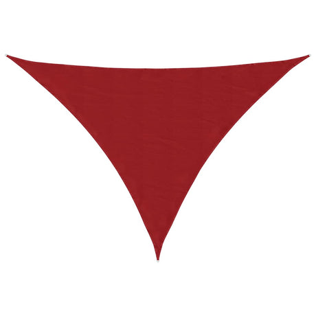 Vidaxl zonnescherm driehoekig 4x5x5 m oxford stof rood