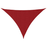 Vidaxl zonnescherm driehoekig 5x7x7 m oxford stof rood