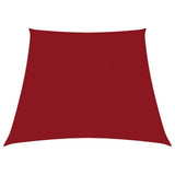 Vidaxl Zonnezeil Trapez 2 4x3 M Oxford Stoff rot