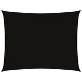 Vidaxl Sonnenschatten rechteckig 2,5 x 3,5 m Oxford Stoff schwarz