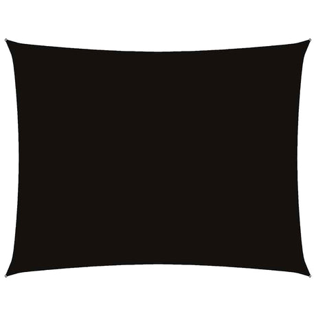 Vidaxl Sonnenschatten rechteckig 2,5 x 4 M Oxford Stoff schwarz
