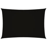 Vidaxl Sonnenschatten rechteckig 2,5 x 4,5 m Oxford Stoff schwarz