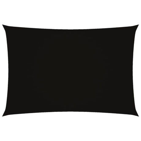 Vidaxl Sonnenschatten rechteckig 2,5 x 4,5 m Oxford Stoff schwarz