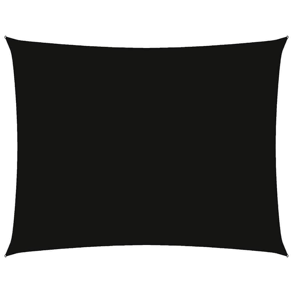 Vidaxl Sonnenschutz Rechteck 3x4 M Oxford Stoff schwarz