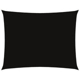 Vidaxl Sonnenschirm Rechteckig 3x6 M Oxford Stoff schwarz
