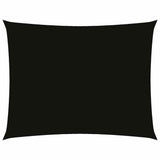 Vidaxl Sonnenschirm Rechteckig 3x6 M Oxford Stoff schwarz