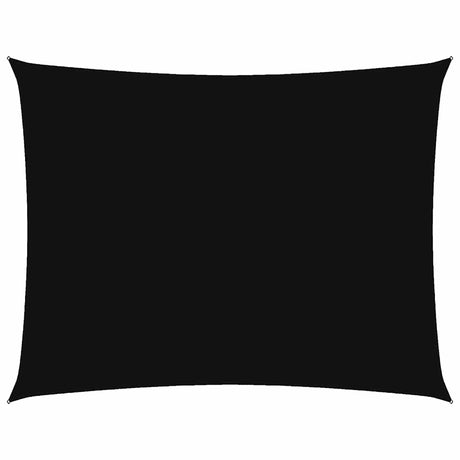 Vidaxl Sonnenschatten rechteckig 3,5 x 5 M. Oxford Stoff schwarz