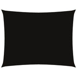 Vidaxl Sonnenschirm Rechteckige 4x5 M Oxford Stoff schwarz