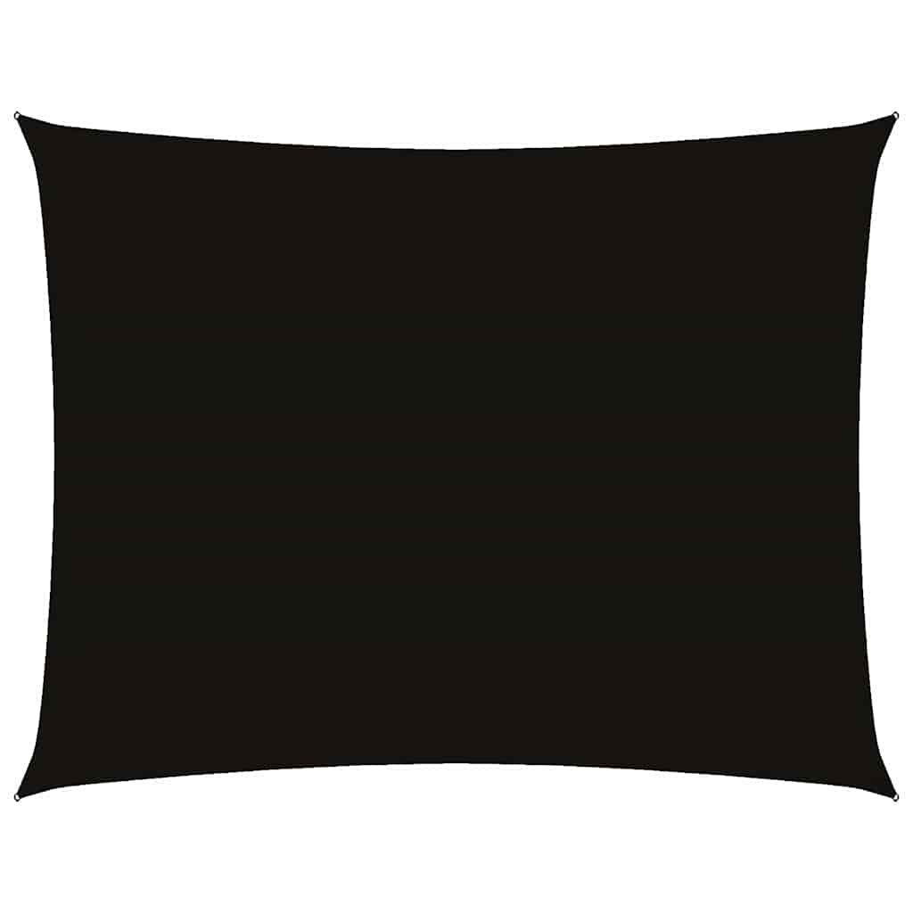 Vidaxl Sonnenschirm Rechteckige 4x5 M Oxford Stoff schwarz