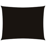 Vidaxl Sonnenschirm Rechteckig 4x6 M Oxford Stoff schwarz