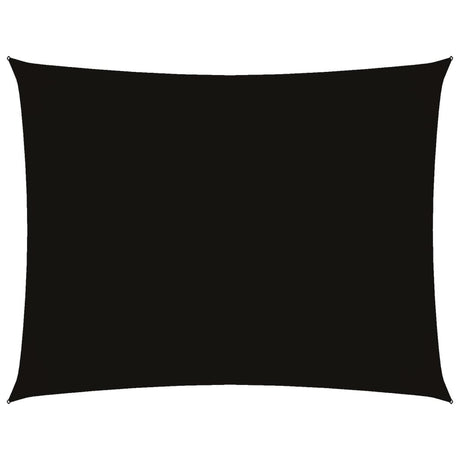 Vidaxl Sonnenschirm Rechteckig 4x6 M Oxford Stoff schwarz