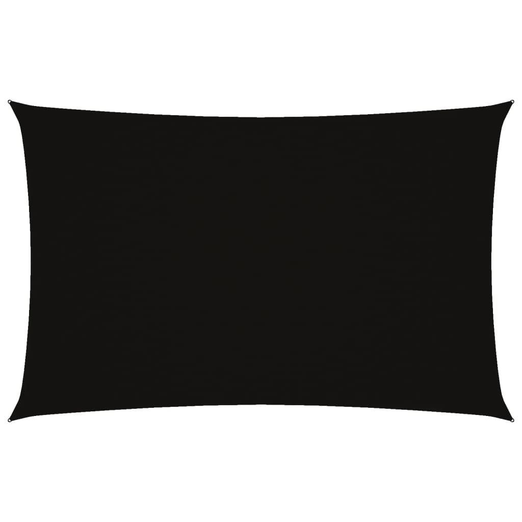 Vidaxl Sonnenschirm Rechteckige 4x7 M Oxford Stoff schwarz