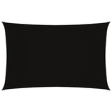 Vidaxl Sonnenschirm Rechteckige 4x7 M Oxford Stoff schwarz