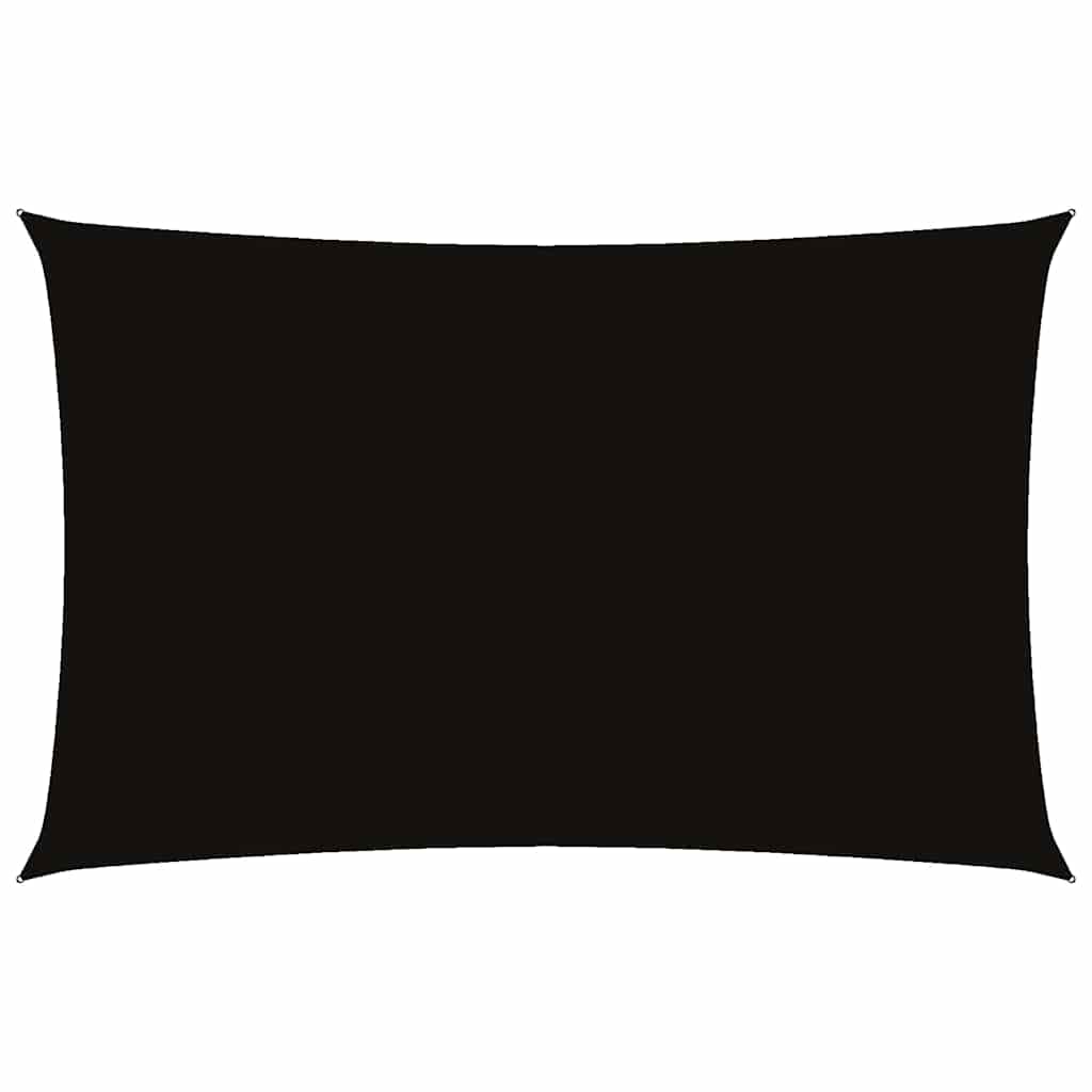 Vidaxl Sonnenschirm Rechteckige 4x7 M Oxford Stoff schwarz