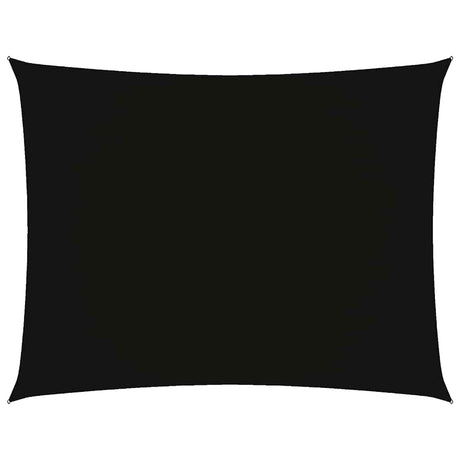 Vidaxl Sonnenschutz Rechteck 5x6 M Oxford Stoff schwarz