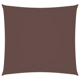 VIDAXL -Markise Square 4x4 m Oxford Stoffbraun