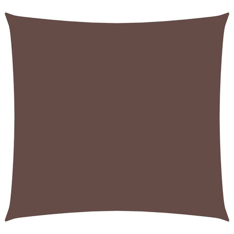 VIDAXL -Markise Square 4x4 m Oxford Stoffbraun