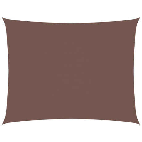 VIDAXL Sunshade Rechteck 2x3,5 M Oxford Stoff braun