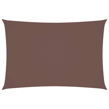 Vidaxl Sonnenschatten rechteckig 2,5 x 4,5 M Oxford Stoffbraun