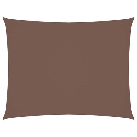 VIDAXL Sunshade Rechteck 3x4,5 M Oxford Stoff braun