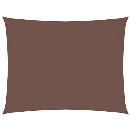 VIDAXL Sunshade Rechteck 3,5 x 4,5 M Oxford Stoffbraun