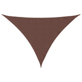 Vidaxl -Markise Dreieck 4x4x5,8 M Oxford Stoff braun
