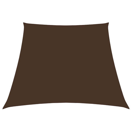 Vidaxl Zonnezeil Trapez 2 4x3 M Oxford Stoff braun