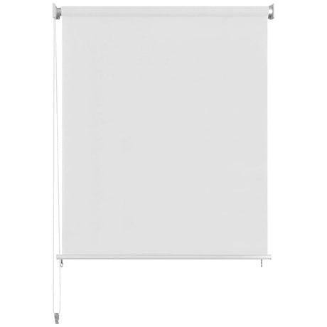 Vidaxl rolgordijn voor buiten 85(b)x140(h) cm hdpe wit