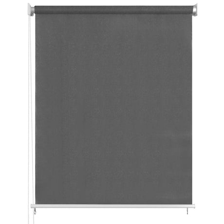 Vidaxl rolgordijn voor buiten 65(b)x230(h) cm antracietkleurig