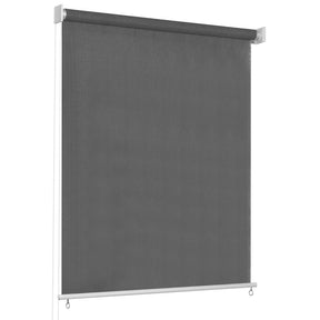 Vidaxl rolgordijn voor buiten 85(b)x230(h) cm antracietkleurig