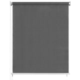 Vidaxl rolgordijn voor buiten 85(b)x230(h) cm antracietkleurig
