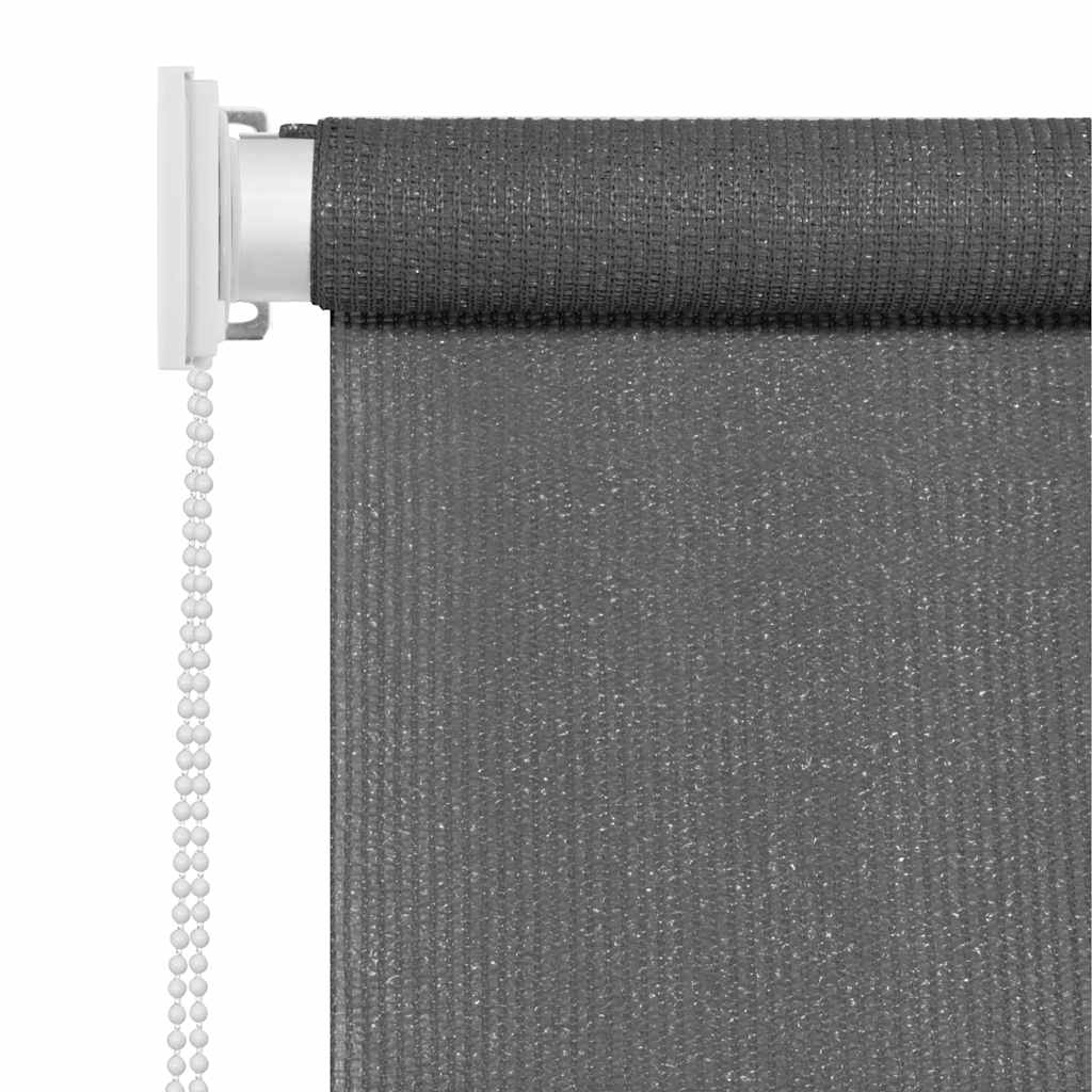 Vidaxl rolgordijn voor buiten 85(b)x230(h) cm antracietkleurig