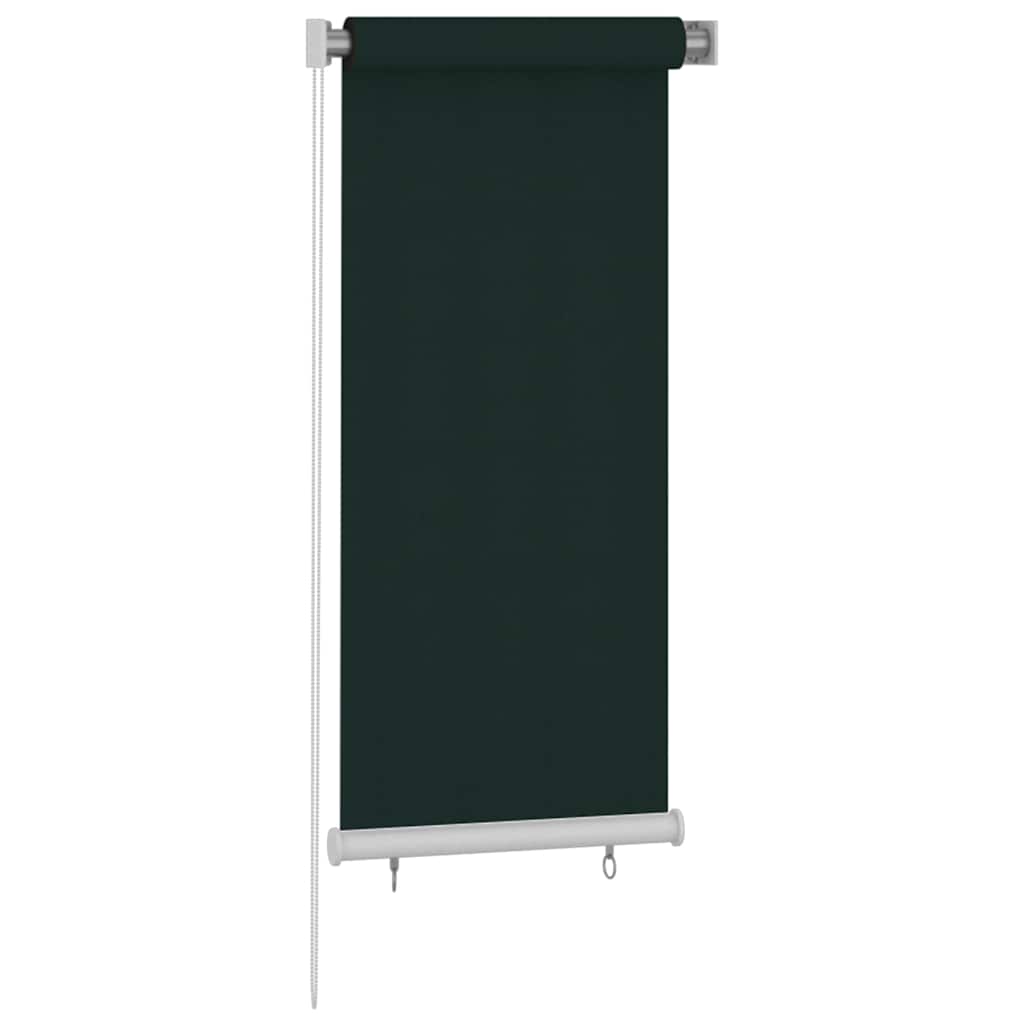 Vidaxl rolgordijn voor buiten 65(b)x140(h) cm hdpe donkergroen