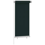 Vidaxl rolgordijn voor buiten 65(b)x140(h) cm hdpe donkergroen