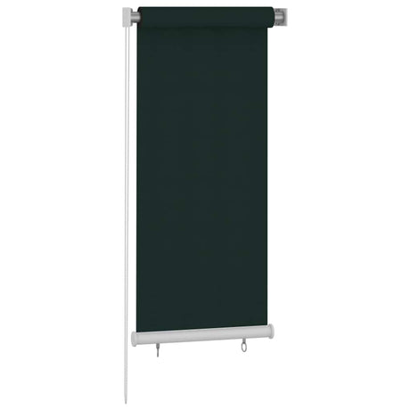 Vidaxl rolgordijn voor buiten 65(b)x140(h) cm hdpe donkergroen