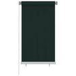 Vidaxl rolgordijn voor buiten 85(b)x140(h) cm hdpe donkergroen