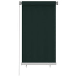 Vidaxl rolgordijn voor buiten 85(b)x140(h) cm hdpe donkergroen
