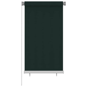 Vidaxl rolgordijn voor buiten 85(b)x140(h) cm hdpe donkergroen
